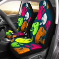thumbnail image 1 of Juego de 2 Fundas de Asiento de Coche ABPHQTO Anatomía Terrible Calavera Aterradora Canino Universal, 1 of 4