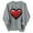 Grey, variant on Toddler Girls Sweatshirt Love Valentines Shirt Kids Heart Print Clothes Long Sleeve Pullover Tops Girls Sweatshirts Black 3 Y-4 Y