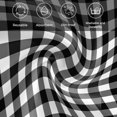 thumbnail image 5 of Black White Plaid Cloth Napkins, Modern Simple Buffalo Check Gingham Washable and Reusable Dinner Napkins Set of 6, Table Napkin for Kitchen Party Birthday Wedding Hotel Housewarming 20"x20", 5 of 8