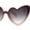 Pink - Smoke, variant on Womens Retro Cat Eye Plastic Inset Lens Iconic Sunglasses Pink - Smoke