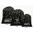 thumbnail image 2 of Darling Souvenir Black Number Birthday Custom Party Supplies&nbsp;Drawstring Pouches&nbsp;Favor Bags 15 Pieces, 2 of 5