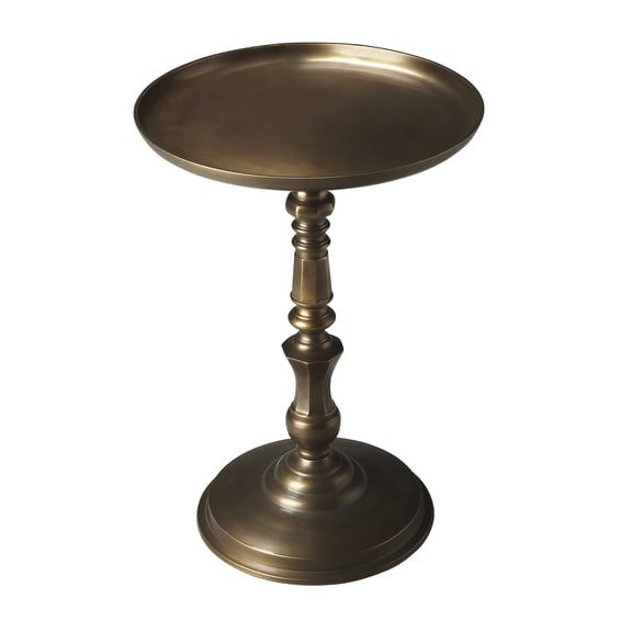 Butler Specialty Metalworks Round Pedestal Table In Bronze