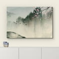 thumbnail image 3 of wall26 Canvas Print Wall Art Spring Mountains with Birds and Cherry Blossom Nature Wilderness Illustrations Modern Rustic Scenic Multicolor Colorful for Living Room, Bedroom, Office - 12"x18&quo, 3 of 5