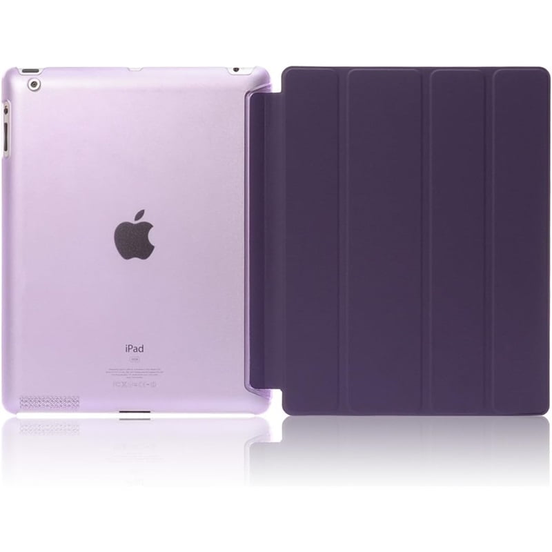 Case for iPad Pro 10.5 with Translucent Frosted Back Protector and Auto Wake/Sleep Slim Lightweight Smart Shell Stand Cover - Purple