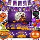 thumbnail image 4 of 2023 Halloween Temática Suministros De Fiesta De Araña Calabaza Bandera Mantel Plato De Papel Taza Desechable Juego De Cubiertos De Látex Fantasma Globo Horror Decoración, 4 of 4
