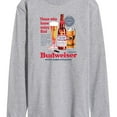 thumbnail image 3 of Budweiser - Vintage Bud Ad - Men's Long Sleeve Graphic T-Shirt, 3 of 5