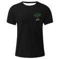 thumbnail image 4 of Fnnxeal Men's XL Oversized Palm Tree Graphic Tee - Black, Polyester Spandex, Stretchy Quick-Drying Casual Streetwear Shirt, 4 of 4