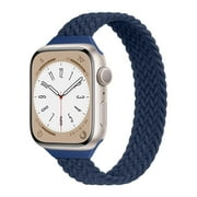 LEIXIUER Slim Braided Solo Loop Bands Compatible with Apple Watch Bands 41mm 45mm 49mm 40mm 44mm 42mm 38mm 42mm Elastic Belt Bracelet Replacement iWatch Series 8 Ulrea 6 5 4 3 SE 7 2 1