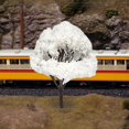 thumbnail image 6 of MERIGLARE Model Trees HO Scale Trees, Miniature Tree Mini Diorama Trees for Railway Landscape Layout Sand Table DIY Crafts Fairy Garden 12cm, 6 of 8