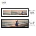 thumbnail image 3 of Kuxerla 6x20 Collage Picture Frame ,Displays 3Pcs 4x6 Pictures with Mat or 1Pcs 6x20 Picture without Mat , Collage Picture Frame for Horizontal or Vertical Display, Black, 1 Pack, 3 of 10