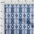 thumbnail image 1 of oneOone Georgette Viscose Fabric Diamond & Swirl Ikat Print Sewing Fabric BTY 42 Inch Wide, 1 of 4