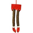 thumbnail image 1 of Duende navideño - Patas de elfo a rayas de 68 cm para árbol de Navidad - Decoración de árbol de Navidad de peluche para colgar para árboles de Navidad, chimenea, adorno, 1 of 5
