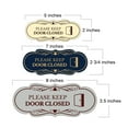 thumbnail image 5 of Designer Please Keep Door Closed (Image) Sign (Ivory/Dark Brown) - Medium, 5 of 5