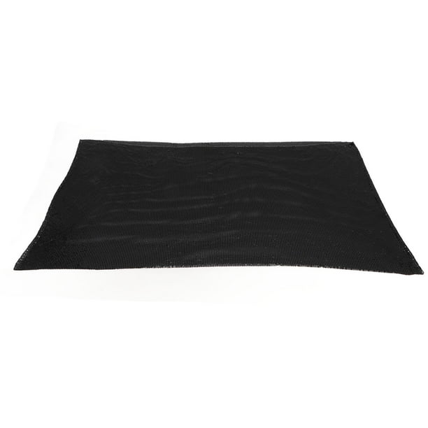 Tela de diamantes de imitación, 45x150cm, color negro brillante, exquisita tela de malla de lentejuelas metálicas, hoja de aluminio Flexible
