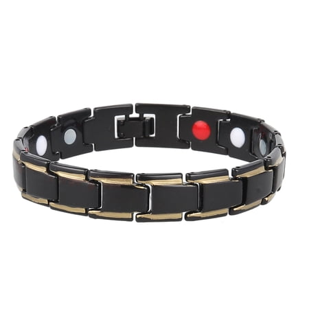 willstar quality magnetic bracelet pure bangle for men women adjustable black