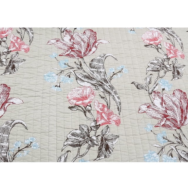 MesaSe Comforter Set King Size 3 Piece Soft Quilt Bedding Set for a Great Night Sleep Reversible Coverlet Bedspread Machine Washable