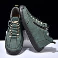 thumbnail image 3 of NOKIO Men's Retro Sneakers Fashion Side Zipper Outdoor Sport Shoes Comfortable Elastic Strap S𝗅ip On Casual Shoes Lightweight Dress Walking Driving Shoes, 3 of 4