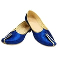 thumbnail image 2 of Blue Mojari for Indian Mens Ethnic Jutti and Sherwani Shoes for Wedding, 2 of 5