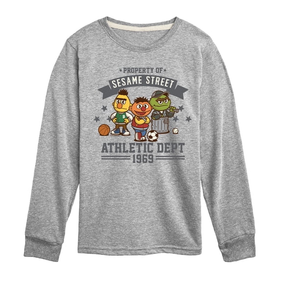 Sesame Street - Property Of Athletic Department - Toddler and Youth Long Sleeve T-Shirt