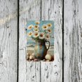 thumbnail image 5 of 1pc Vintage Beach Vase &amp; Daisy Metal Tin Sign - Rustic Iron Wall Art Decor, 8x12 Inch, Coastal Daisy and Seashell Design, Indoor/Outdoor Hanging Plaque for Home, Bedroom, Office, Cafe, Bar, 5 of 8