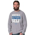 thumbnail image 5 of US Airforce Service Before Self Long Sleeve TShirt Men Women Brisco Brands S, 5 of 6