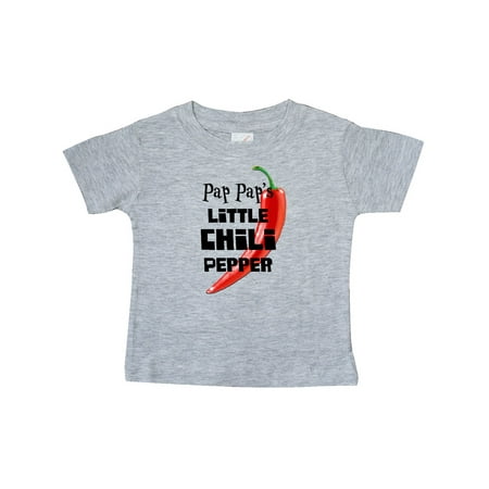 

Inktastic Pap Pap s Little Chili Pepper Gift Baby Boy or Baby Girl T-Shirt