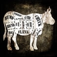 thumbnail image 2 of LightBoxJournal 26x26 White Modern Wood Framed Museum Art Print Titled - Butcher Shop II, 2 of 4
