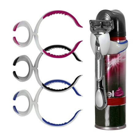 3 Evriholder Unisex Razor Buddy Shaving Cream Can Mount Bathroom Organizer