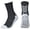 Black, variant on Faraee Men's Grip Soccer Socks Anti Slip Athletic Grippy Sock Color Block Non Slip Pads for Football Basketball Pilates Yoga One Size,Black