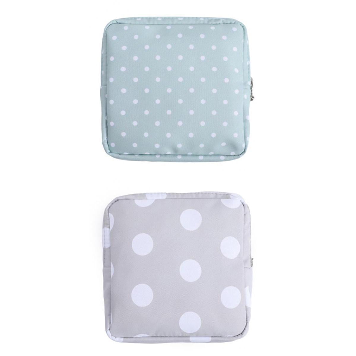 2 Pcs Sanitary Napkin Napkin Tampon Bag Purse Organizer Gift