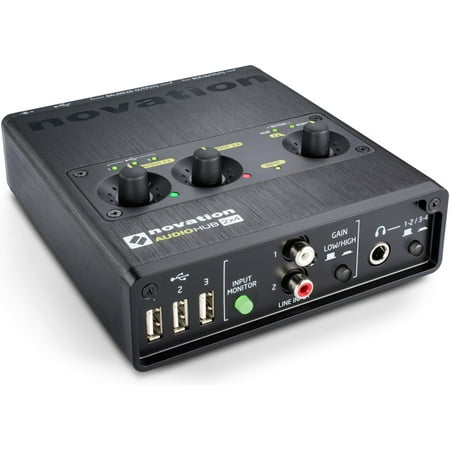Novation Audiohub 2x4 24-bit/96kHz 2-in/4-out USB Audio