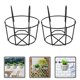 thumbnail image 1 of FESTFENDS 4Ud Soporte Colgante De Metal Negro Para Macetas Ideal Para Exhibición En Jardín, 1 of 8