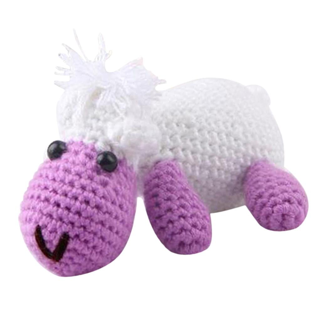 Crochet Sheep Crochet Kit DIY Doll Crochet Kit For Beginners, . Cotton, , Thread, Stitch Marker, Eye Accessories, Drawing