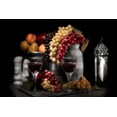 thumbnail image 2 of McNemar, C. Thomas 18x13 Black Ornate Wood Framed with Double Matting Museum Art Print Titled - Wine and Fruit, 2 of 4