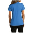 thumbnail image 2 of Womens Short Sleeve Easy Care SuperPro React Polo Shirt Strong Blue XL, 2 of 5