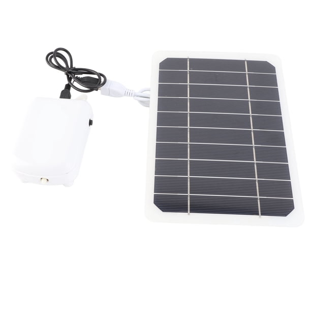 Airador de estanque solar, Suministro ESTAY IMPERMABLE Bomba de Oxísgeno solar recargable para acuarios
