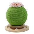 thumbnail image 2 of Pelota para rascar gatos, pelota de cuerda de Sisal, juguete de juego interactivo, pista estable con bola rodante, garra para moler, protección de Fernando Pelota para rascar gatos, 2 of 8