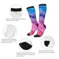thumbnail image 3 of Hirioo Rainbow Glitter Cute for Adult Stockings Breathable Sock Non-Pilling,Contrasting Color Design, 3 of 6