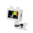 thumbnail image 2 of HILABEE Guitar Tuner Professional 360 degree Rotatable Adjustable LCD Display Portable white, 2 of 8