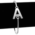 thumbnail image 2 of SuperJeweler A Initial Bangle Bracelet In Silver For Women, 2 of 3
