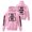Pink, variant on Tisuna Diy Hoodie For Children Freestyle Design Long Sleeve Hooded Tops Fashion Modern Big Girls Boys Kids Autumn Winter Pullover Diy Hoodies Black Size 2-3 Years
