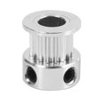 thumbnail image 4 of Aluminum Gt2 16 Teeth 6mm Bore Timing Belt Pulley Flange Synchronous Wheel For 3d Printer, 4 of 5