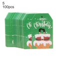 thumbnail image 2 of 100 Pcs Eco-friendly Christmas Tags Unique Pattern Paper Hanging Gift Labels  Ornaments for Home, 2 of 9