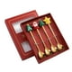 thumbnail image 2 of Juego de 4 cucharas navideñas Xihbxyly acero inoxidable con colgante, 2 of 7