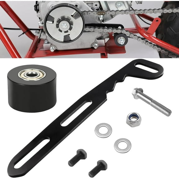 Mini Bike Chain Tensioner Adjuster, Compatible with Predator 212cc 224cc 236cc 196cc for Coleman CT200U CT200U-EX BT200X CT100U Baja Doodlebug DB30 Mini bike fit for GX160 Gx200 Engine KT196 Go Kart