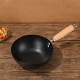 thumbnail image 4 of SHISUYAN Small Wok Non Stick Frying Pan for Home Use Black Color Wide Range of Use, 4 of 8