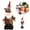 Wine, variant on Christmas Doll Christmas Decoration Ornaments Window Tabletop Decor Doll Cute Adjustable Telescopic Xmas Party Decoration Supply