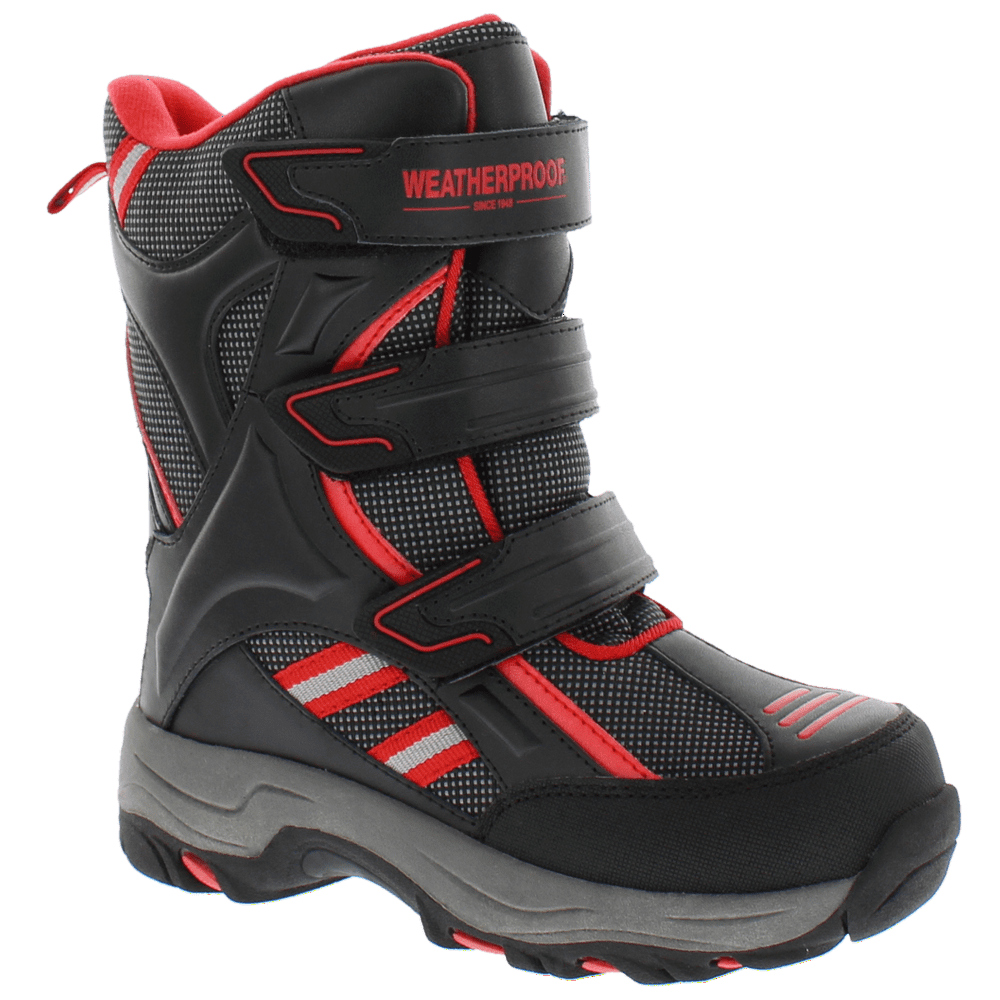 Weatherproof - Weatherproof Boys Snow Boots with Multi Velcro Strap