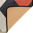 thumbnail image 3 of Yayeee Area Rugs for Living Room 5.2'x4' Indoor Non Slip Washable Bedroom Carpet, Geometric Pattern, 3 of 5