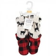 thumbnail image 2 of Hudson Baby Infant and Toddler Boy Quilted Booties 2pk, Moose, 0-6 Months, 2 of 2